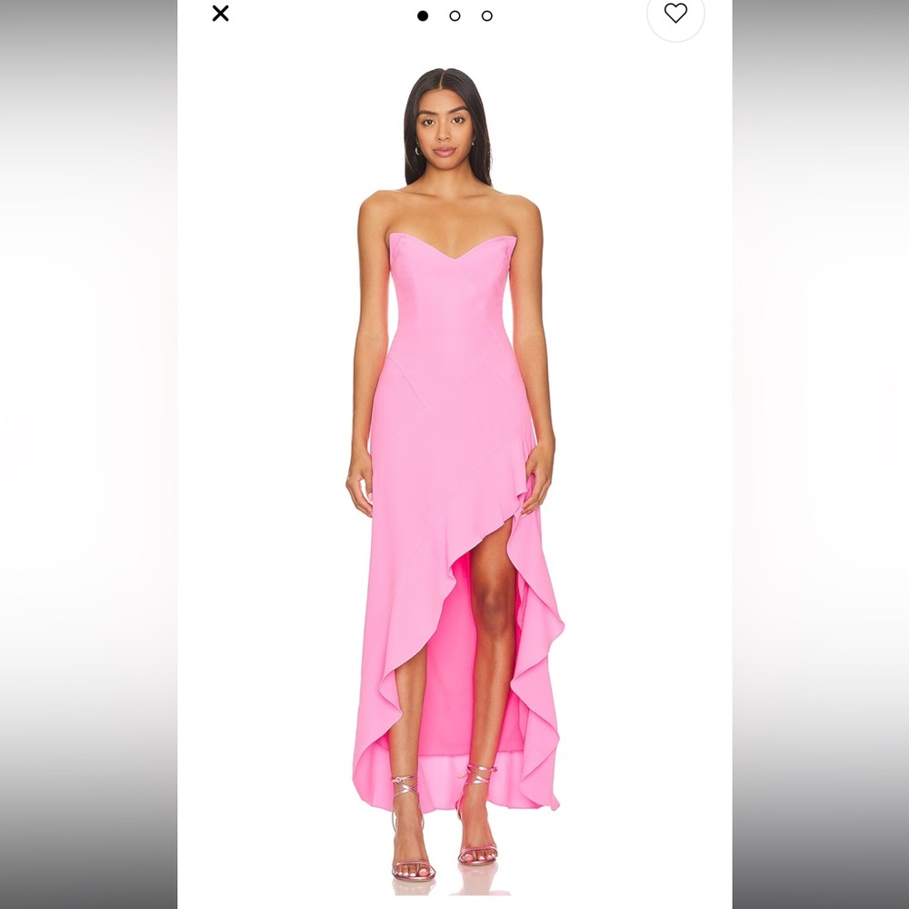 Amanda Uprichard, Symone Dress in Shocking Pink